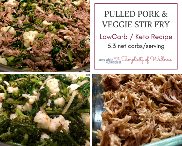 Low Carb Pulled Pork Recipe, Ketogenic Pulled Pork Recipe, The Simplicity of Wellness, Amy White Nutritionist
