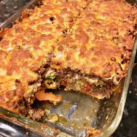 Keto Taco Pie Casserole, Low Carb Dinner, Keto Tacos, The Simplicity of Wellness, Amy White Nutritionist
