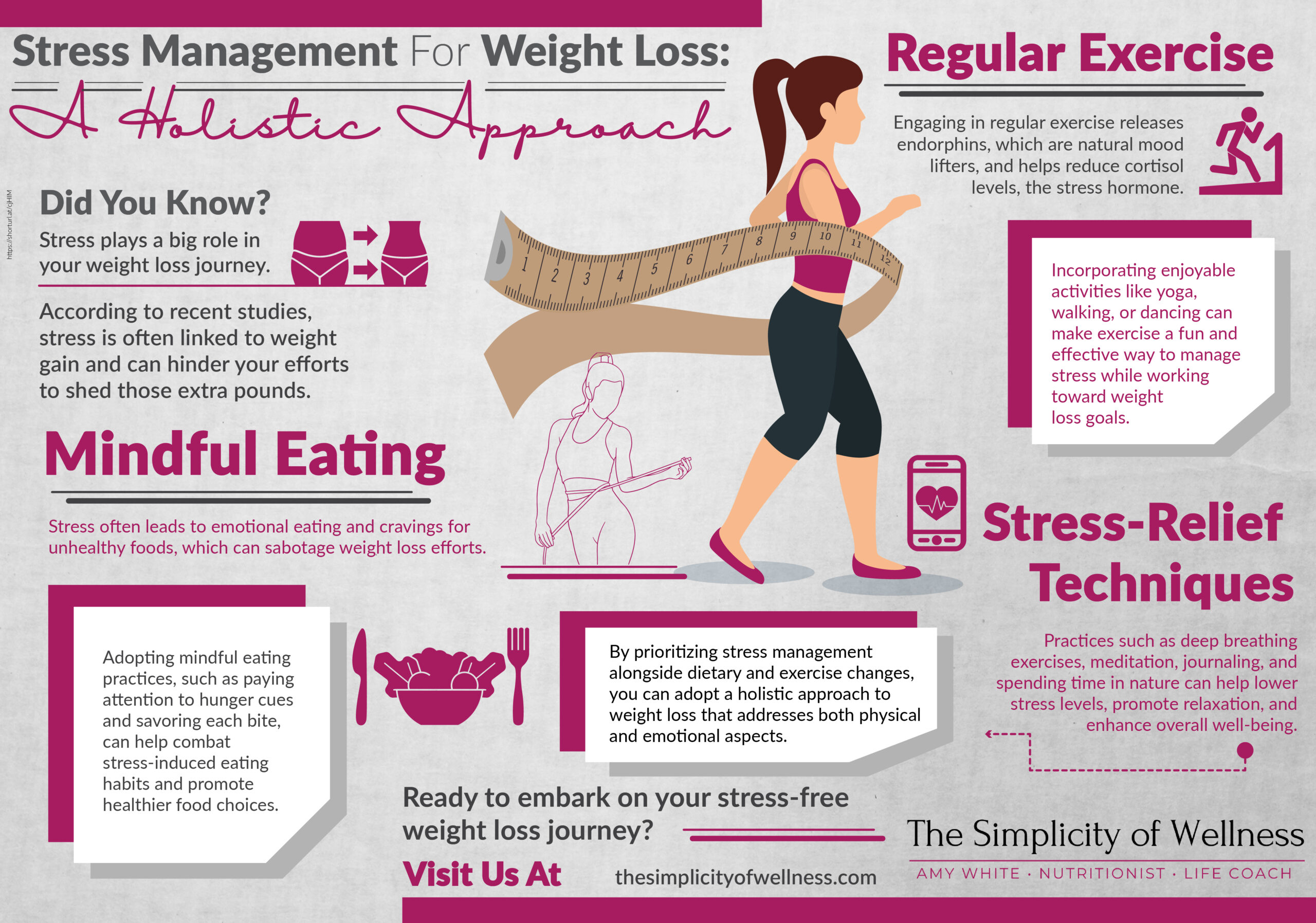 Stress Management for Weight Loss: A Holistic Approach-INFOGRAPHIC